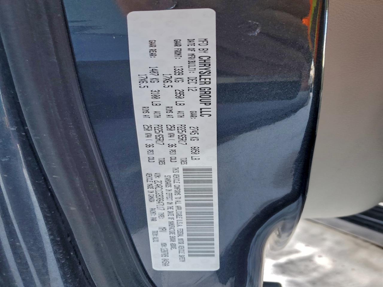 Chrysler Minivan Touring L Image 13