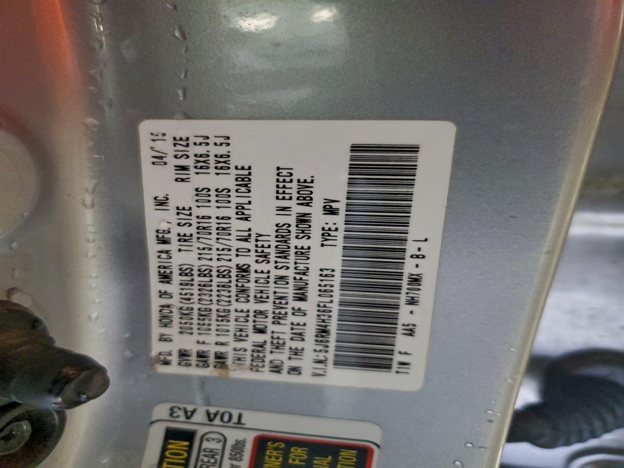 Honda Crv Lx Image 12