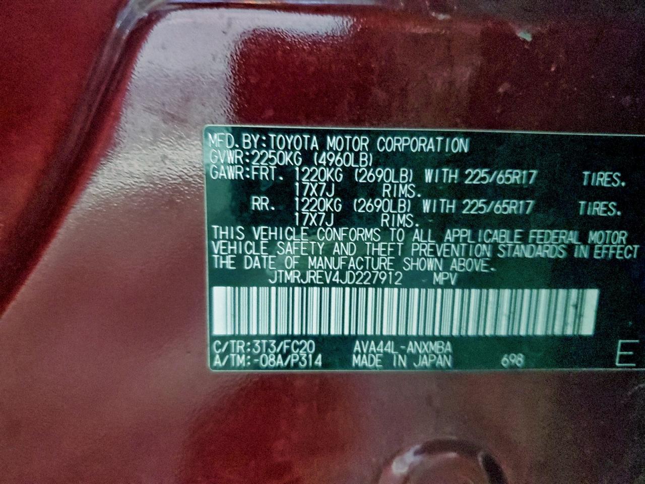 Toyota RAV4 Le Image 7