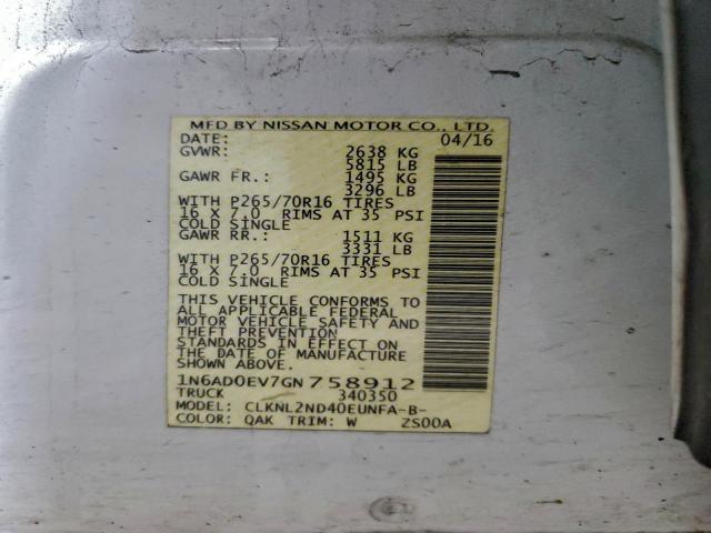 Nissan Frontier S Image 10