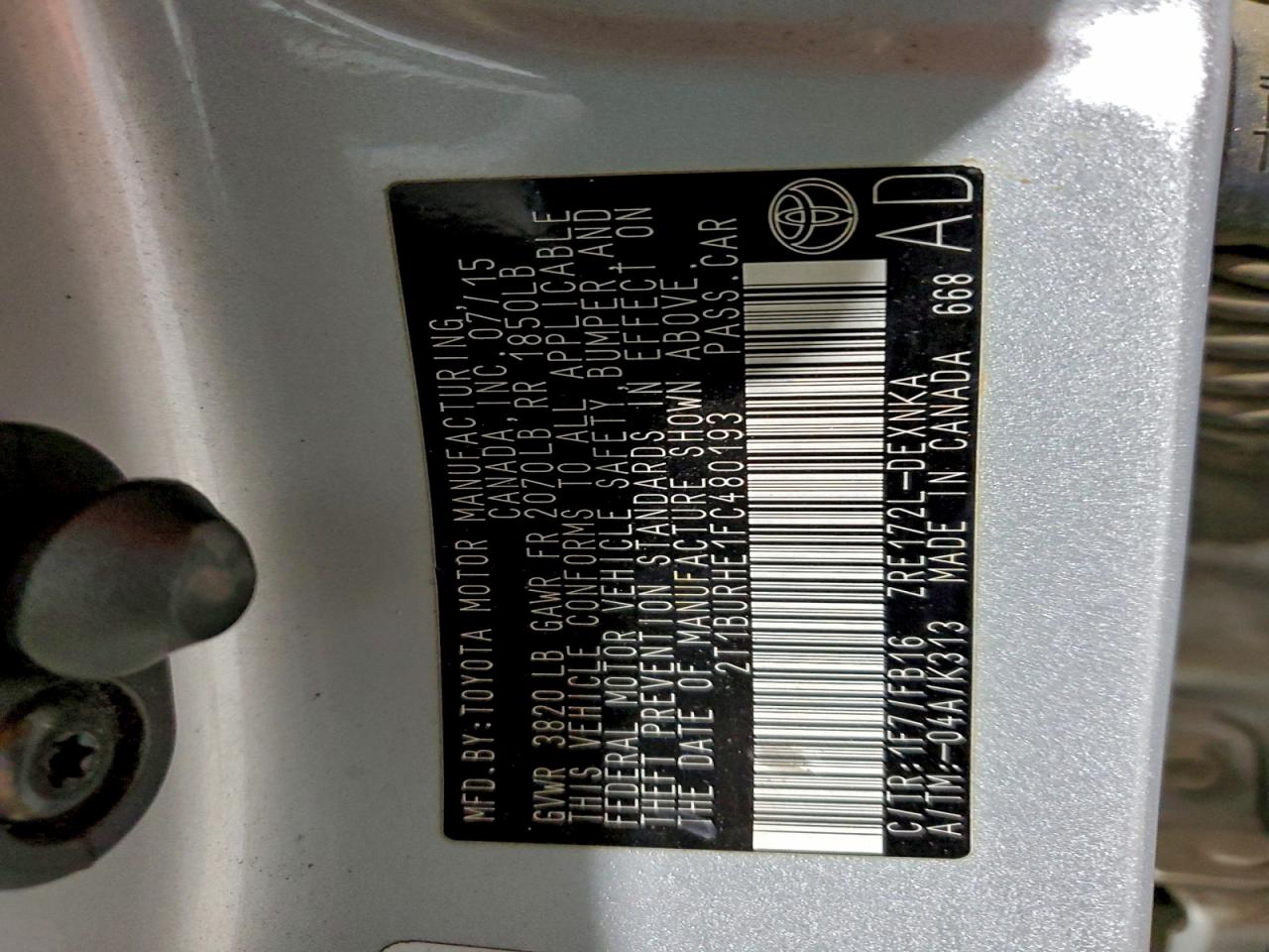 Toyota Corolla L Image 5