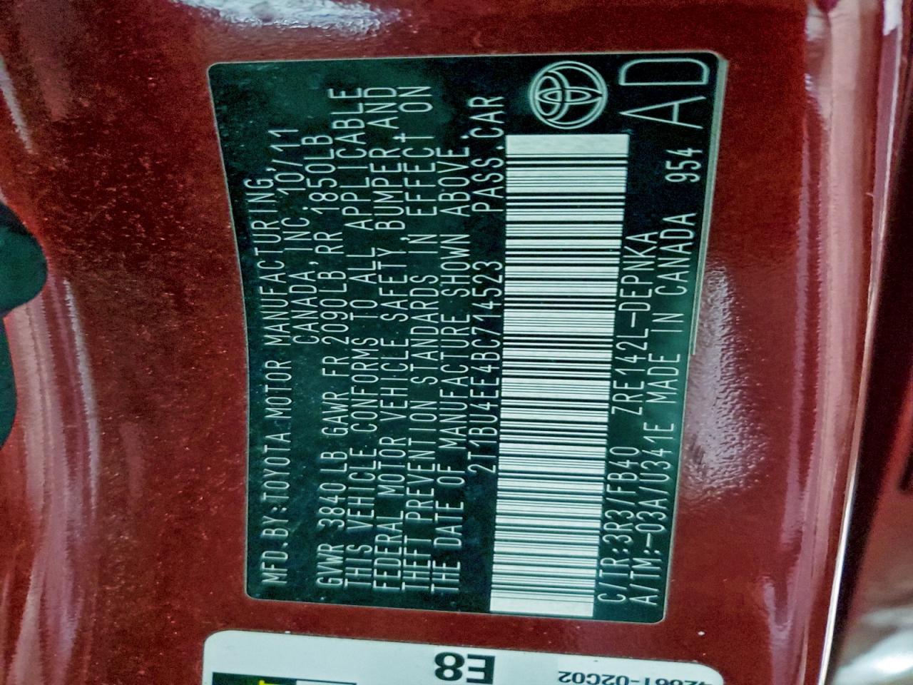 Toyota Corolla Base Image 8