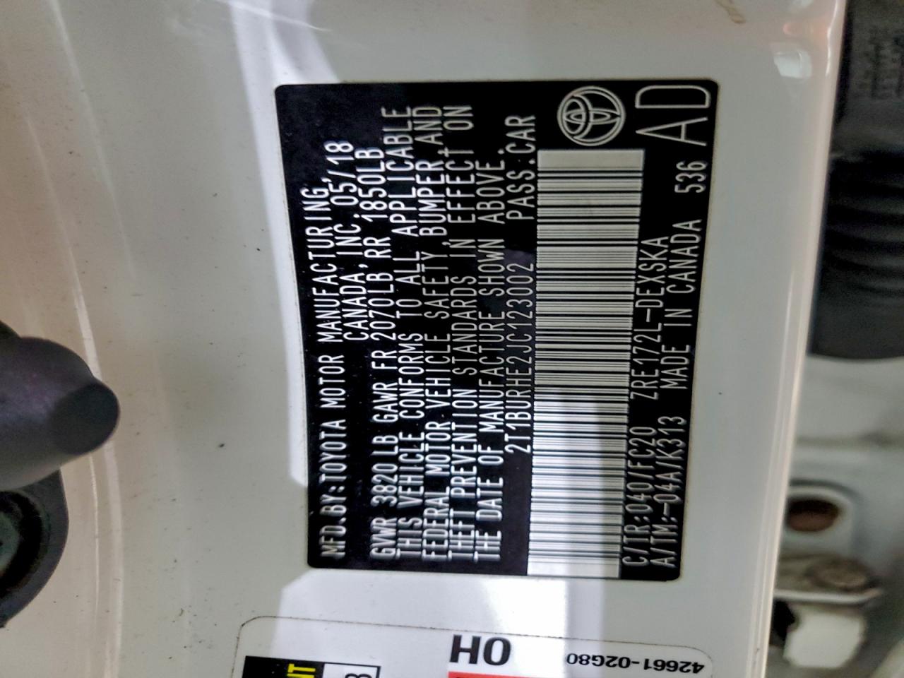 Toyota Corolla L Image 11