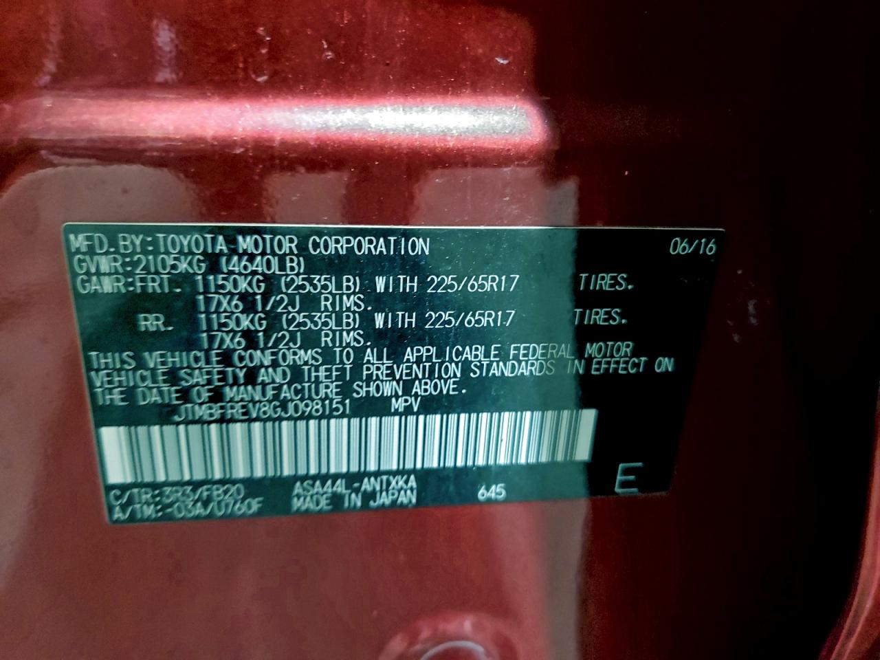 Toyota RAV4 Le Image 6