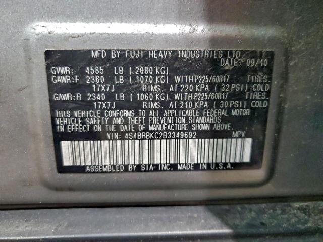 Subaru Outback 2.5i Limited Image 12