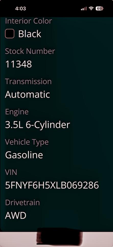 Honda Pilot Exl Image 2