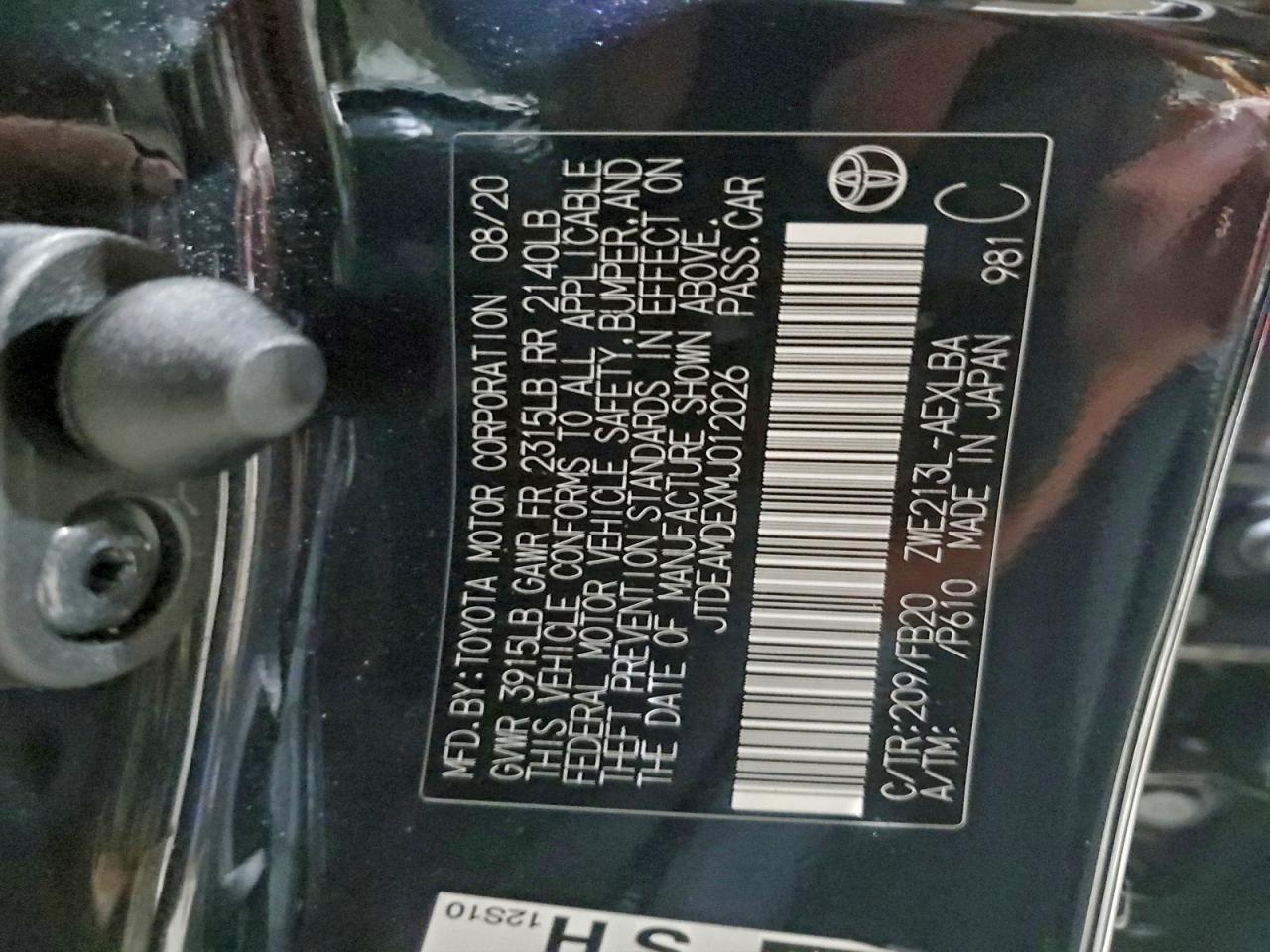 Toyota Corolla Le Image 2