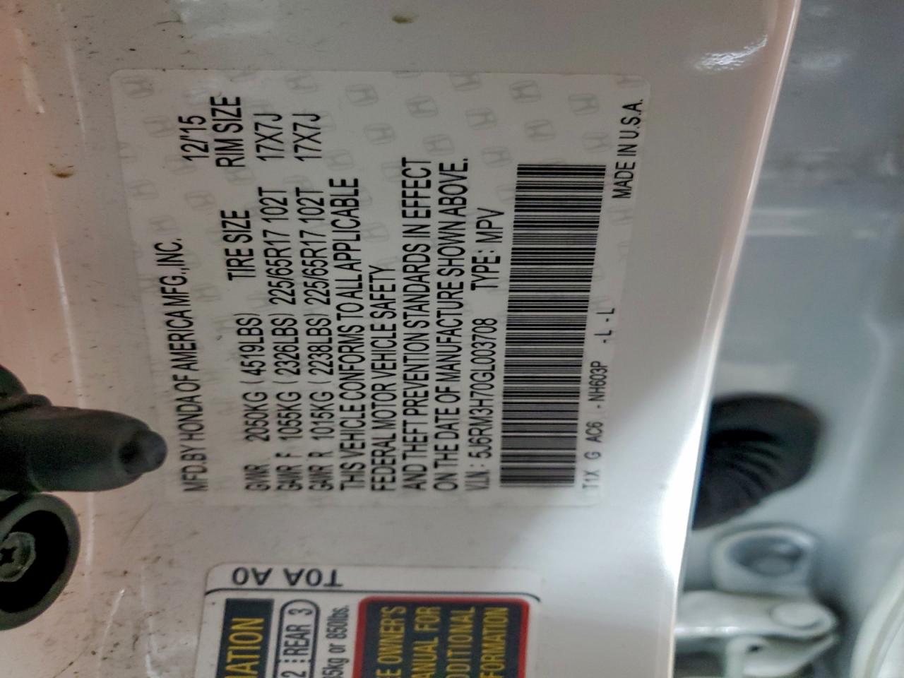 Honda Crv Exl Image 11