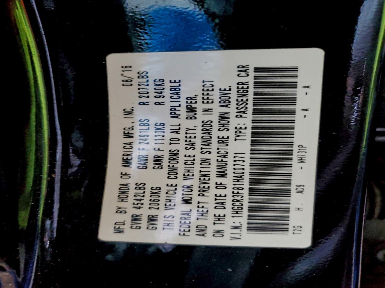 Honda Accord Exl Image 6