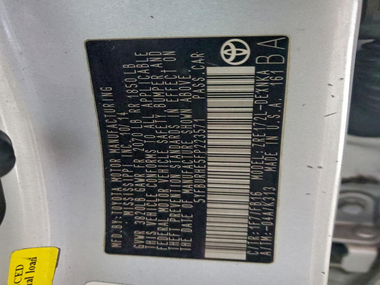 Toyota Corolla L Image 2