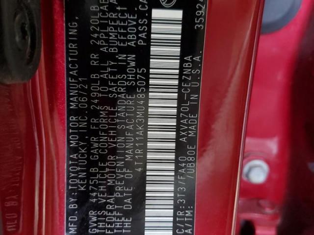 Toyota Camry Le Image 6