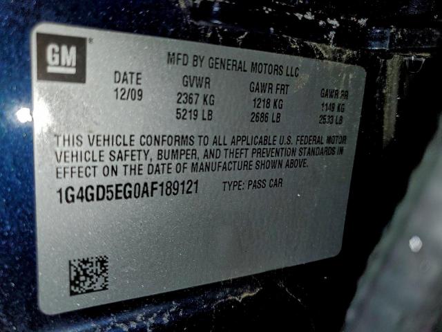 Buick LaCrosse Cxl Image 13