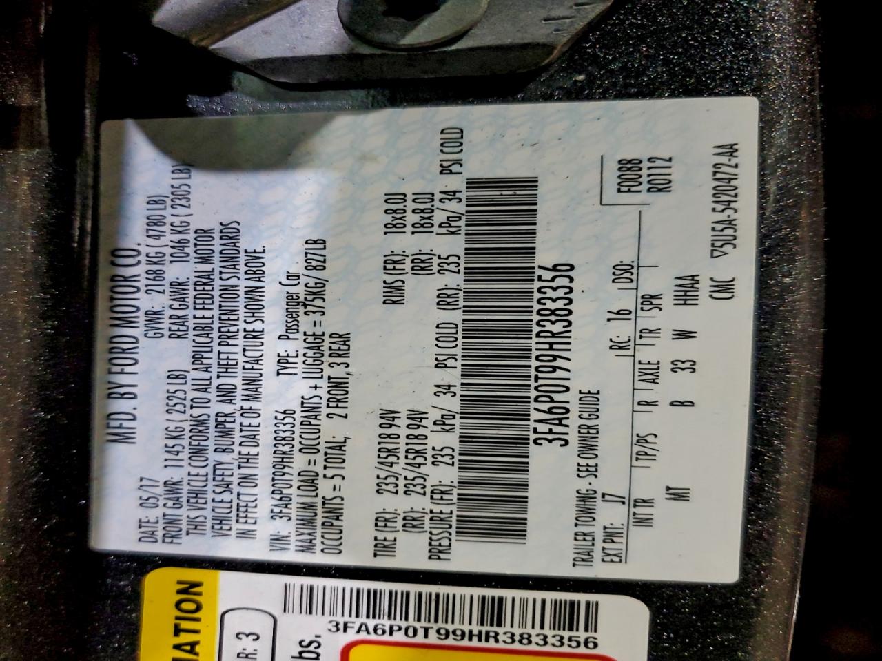 Ford Fusion Se Image 8