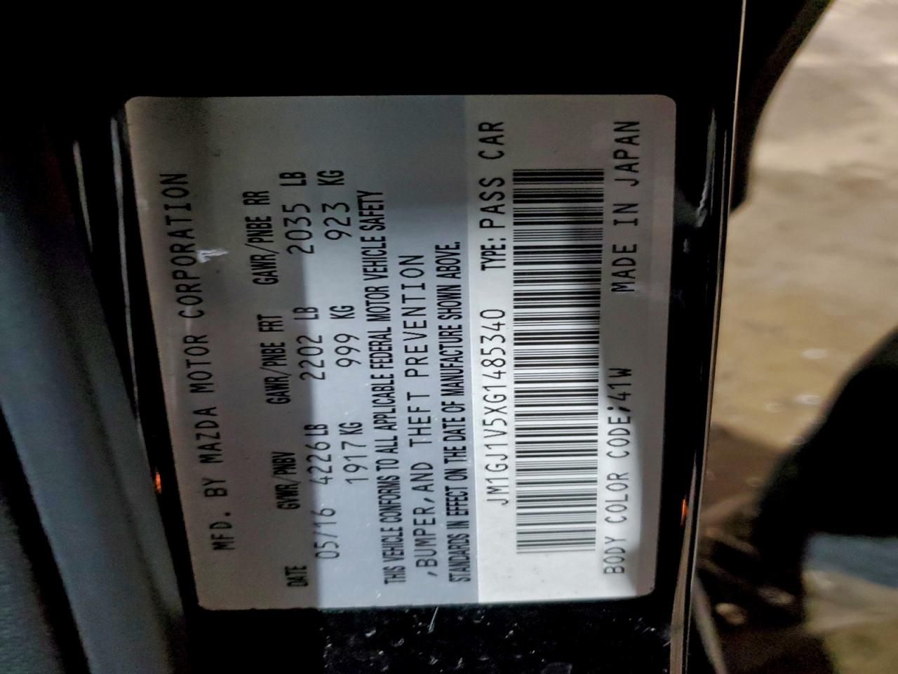 Mazda 6 Touring Image 11